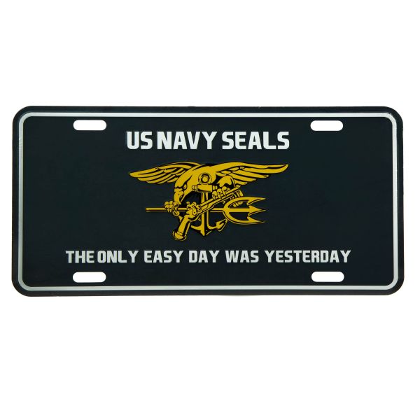 101 Inc. Nummernschild US Navy Seals