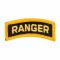 Armabzeichen Ranger goldfarben schwarz