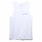 Under Armour Tank-Top Charged Cotton weiss-grau