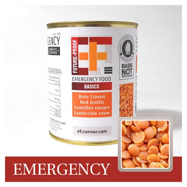 EF Emergency Food Basics Rote Linsen
