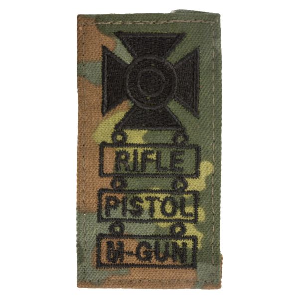Abz. Scharfschütze Rifle Pistol M-Gun fleck.