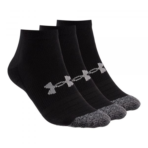 Under Armour Heatgear Low Cut Socks (3 Pack) - Black|L,M,XL