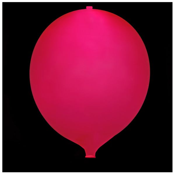 KNIXS Tac Ballon rot Blinkende LED weiß