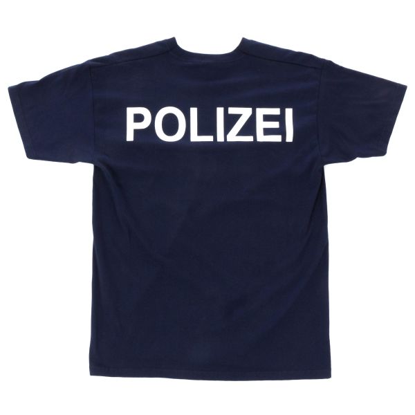 T-Shirt Polizei blau