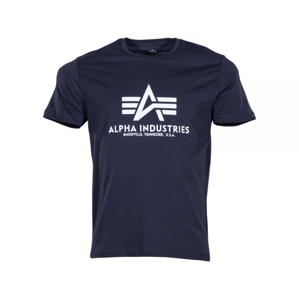 Alpha Industries T-Shirt Basic blau