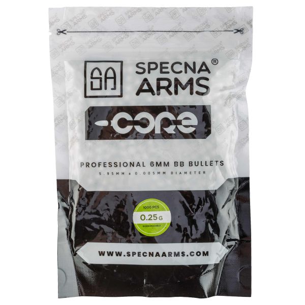 Specna Arms Core Bio Airsoft BBs 6mm 0.25g 1000 Stück weiß