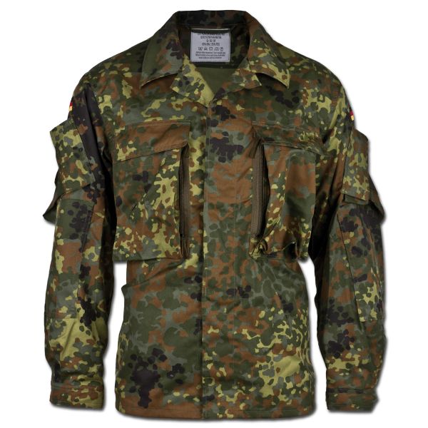 Leo Köhler Einsatzfeldbluse Camouflage Feldhemd Einsatzhemd Tarnmuster A-Tacs iX