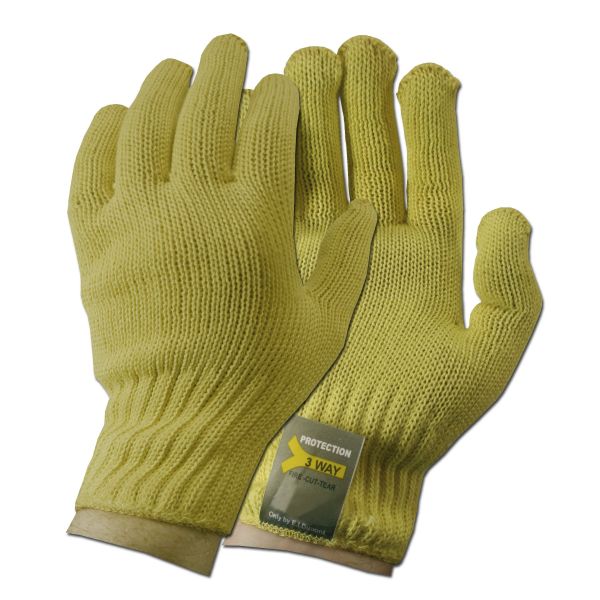 Handschuhe schnitthemmend gelb