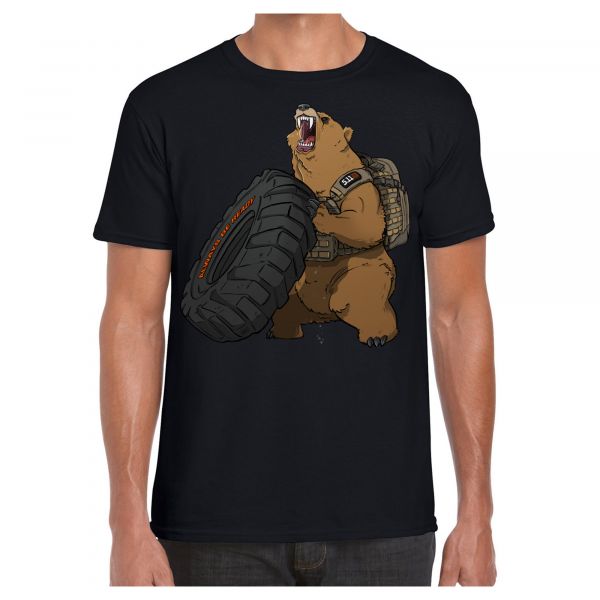 5.11 T-Shirt Grizzly Fitness schwarz