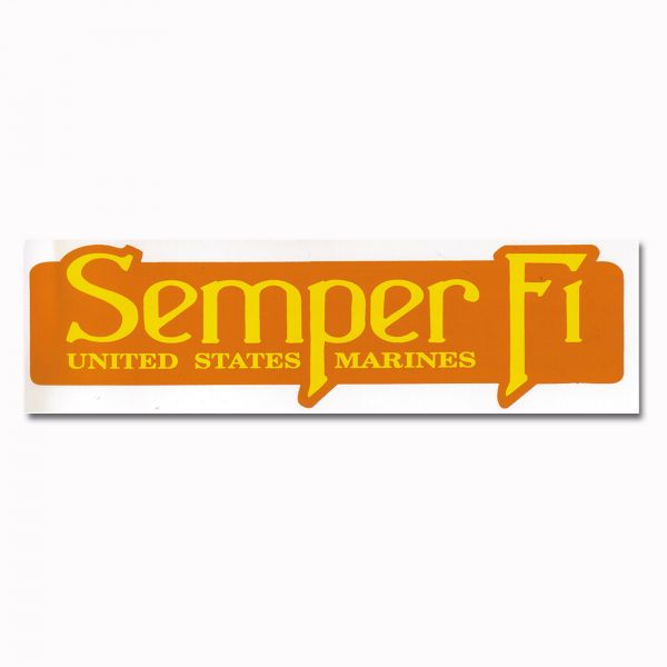 Bumper Sticker Semper Fi