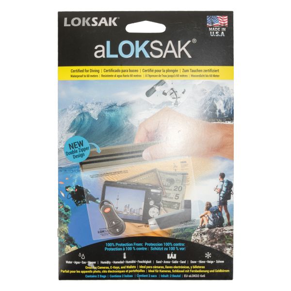aLoksak 2-er Pack 16.5 x 11.4 cm