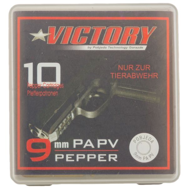 Victory Pfeffermunition cal. 9 mm P.A. PV 10 St.