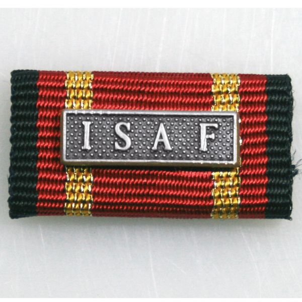 Ordensspange Auslandseinsatz ISAF bronzefarben