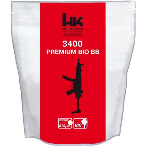 Heckler & Koch Premium Bio BB 0.3 g weiss 3400 St.