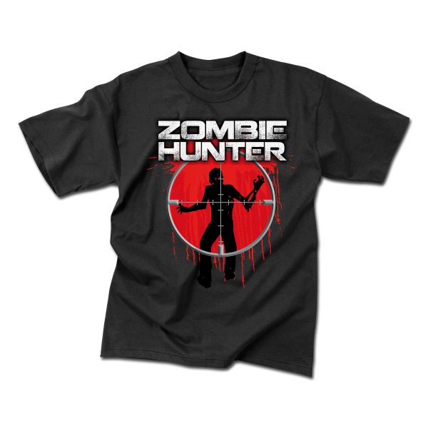 T-Shirt Rothco Zombie Hunter schwarz