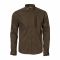 Pinewood Longsleeve Tiveden TC InsectStop dark olive suede brown
