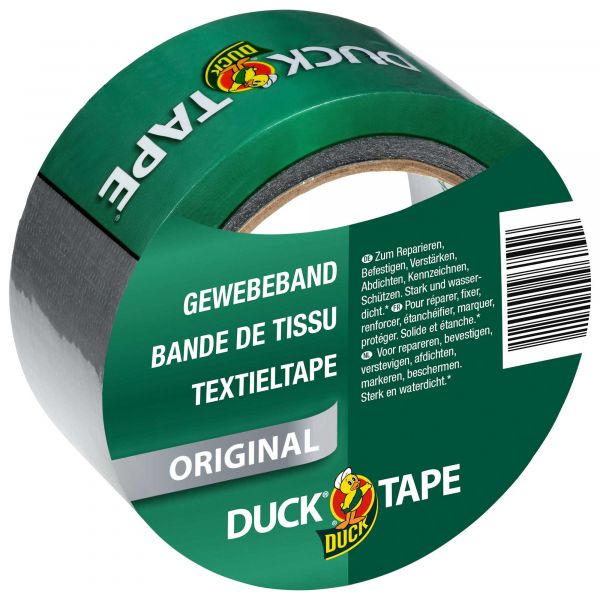 Duck Tape Gewebeband 50 mm x 25 m silberfarben