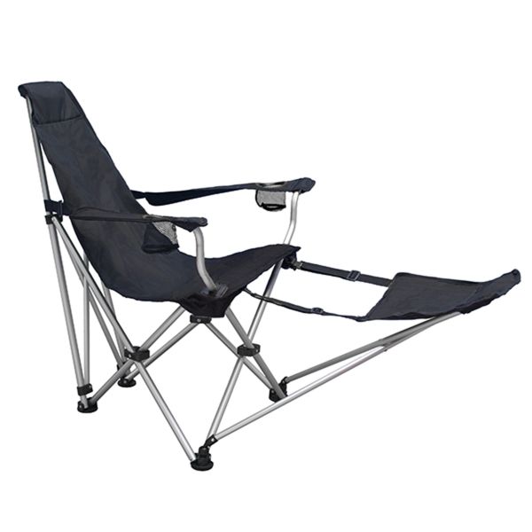 BasicNature Stuhl Travelchair SunChair schwarz