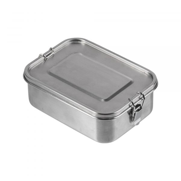 Mil-Tec Lunchbox Stainless Steel 18 x 14 x 6.5 cm