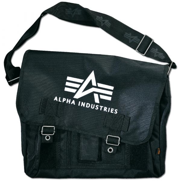 Alpha Industries Big A Oxford Courier Bag schwarz