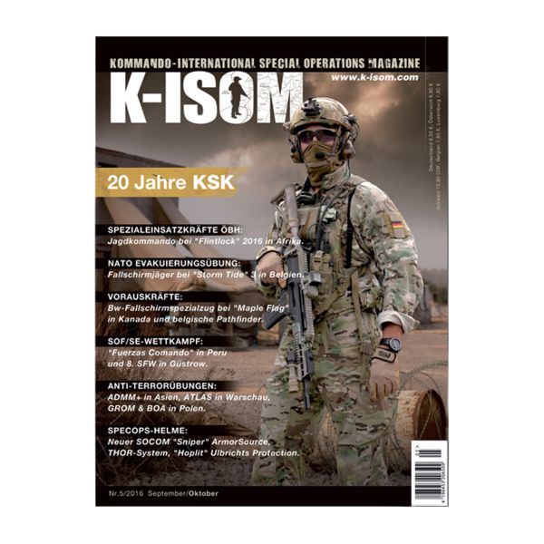 K-ISOM Spezialausgabe II-2016 20 JAHRE KSK Kommando Spezialkräfte Bundeswehr NEU 