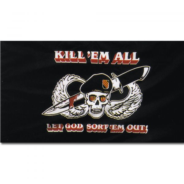 Flagge Kill 'em all