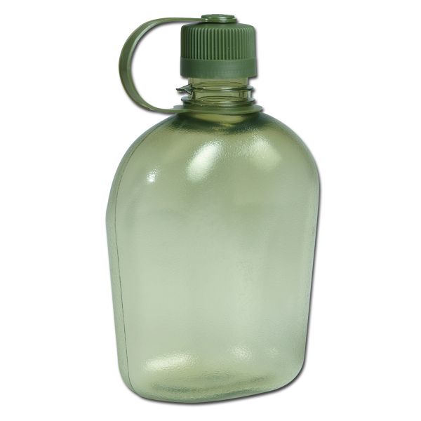 MFH Feldflasche Bota oliv Plastikflasche mit Hülle 0,75 Liter Wasser Flasche NEU 