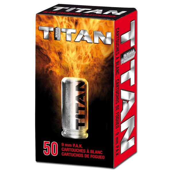 Perfecta Platzpatronen Titan 9mm P.A.K. 50 Stk.