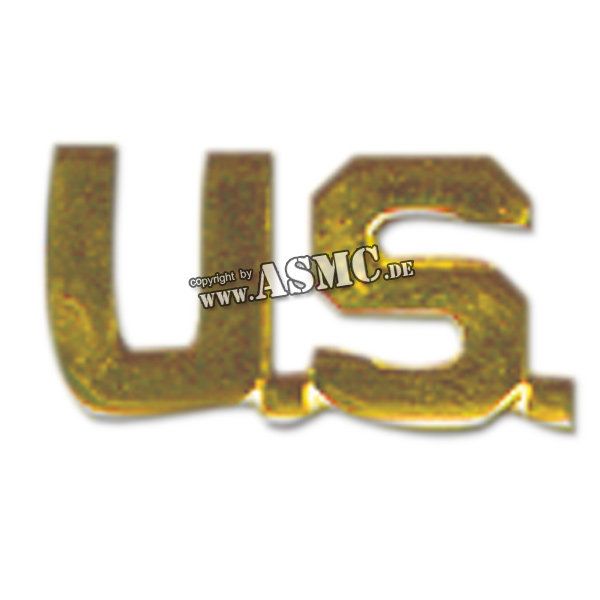 Kragenspiegel US Letters goldfarben