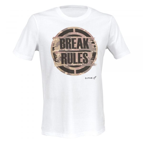 Defcon 5 T-Shirt Break Rules weiß