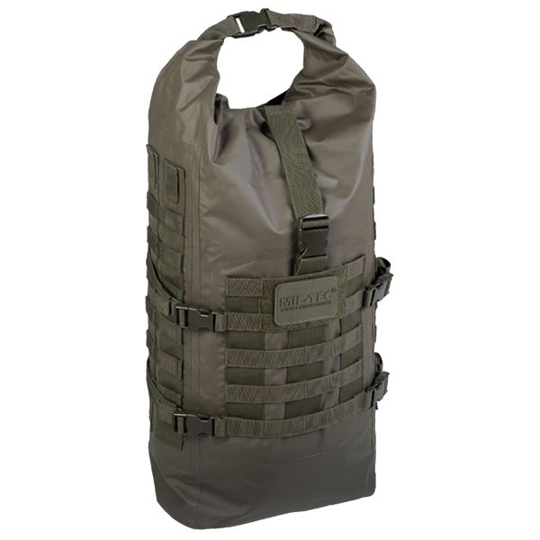 Mil-Tec Rucksack Tactical Backpack Seals Dry-Bag oliv