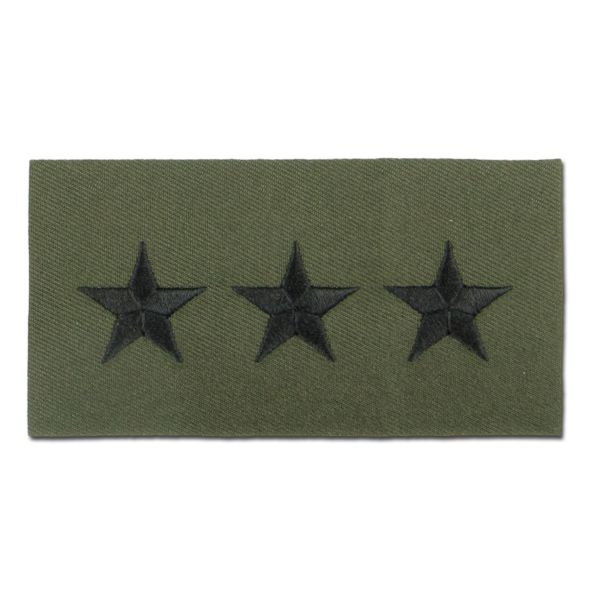 Rangabzeichen US Textil Lt. General oliv