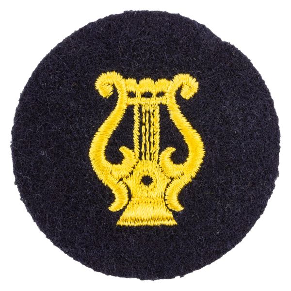 NVA Laufbahnabzeichen VM Militärmusikdienst blau