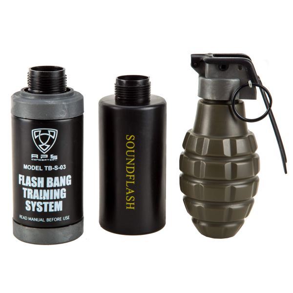 Thunder-B Airsoft Granate Sound Grenade Set Pineapple Shell