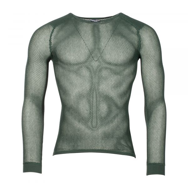 Brynje Shirt Super Thermo mit Schultereinlage grün