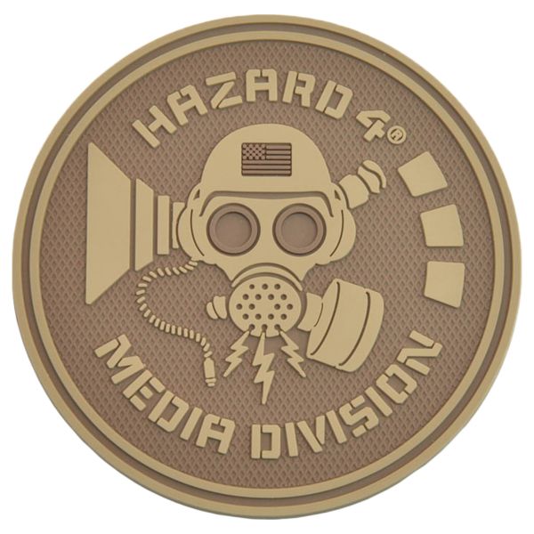 Hazard 4 Rubber Patch Media Division coyote