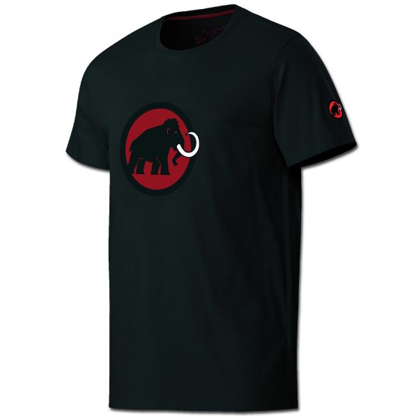 T-Shirt Mammut Logo Shirt schwarz-inferno