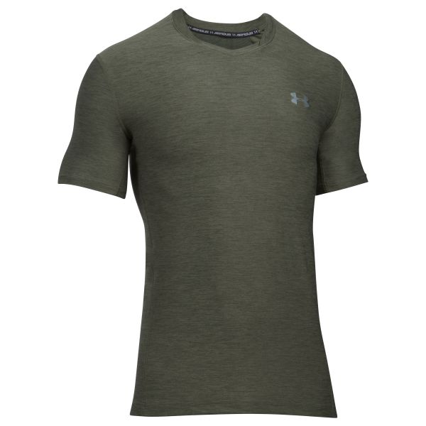 Under Armour T-Shirt Fitness Supervent Fitted oliv