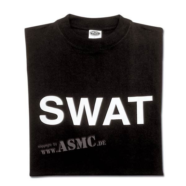 T-Shirt SWAT schwarz