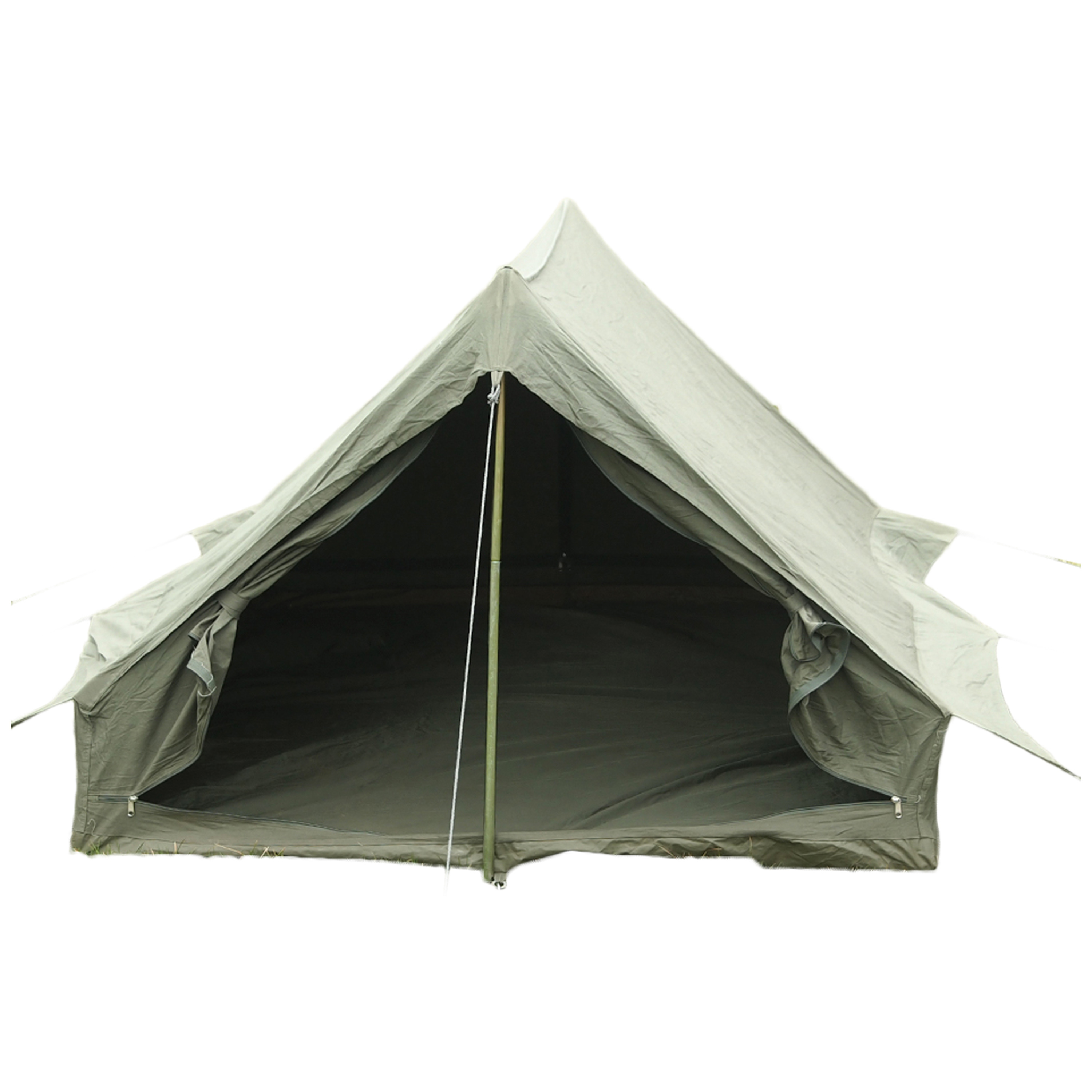 Armeezelt Camping Zelt khaki Orig Französiches Zweimannzelt mit Boden neuwertig 