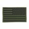 3D-Patch USA Fahne big oliv
