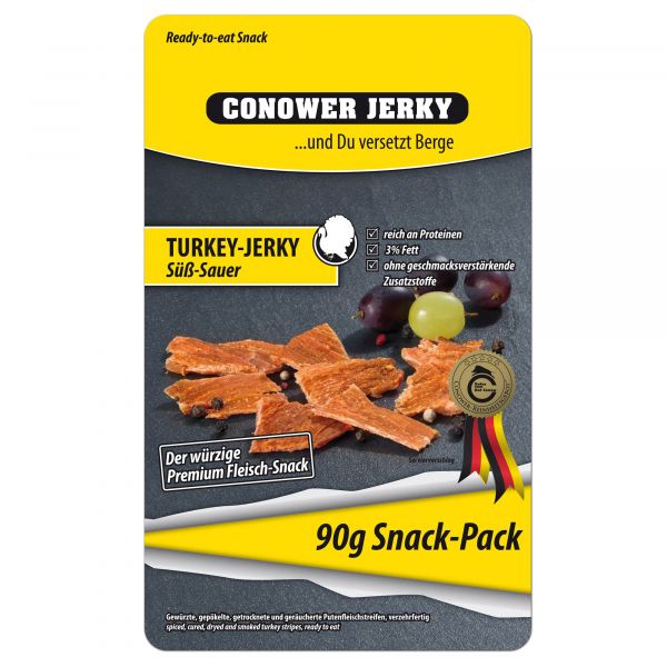Conower Jerky Turkey Süß-Sauer 90 g