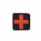 3D-Patch Red Cross Medic blackmedic 25 mm
