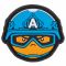 TacOpsGear 3D Patch PVC Tacticons Nr.42 Captain A. Smiley Emoji