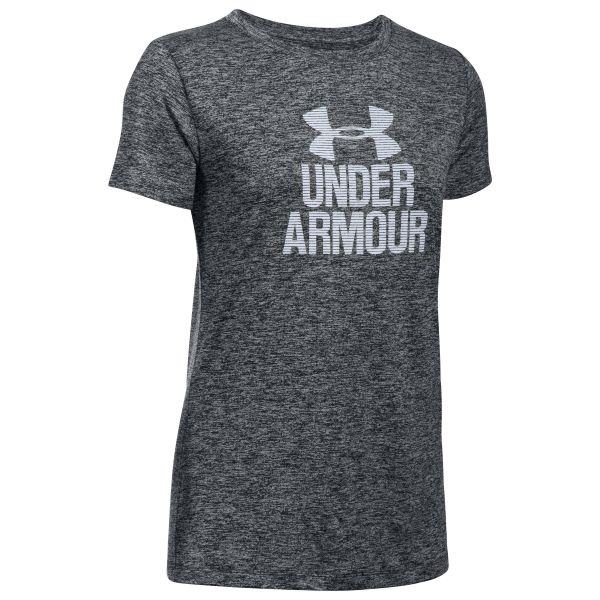 Under Armour Women T-Shirt Tech Crew schwarz weiß