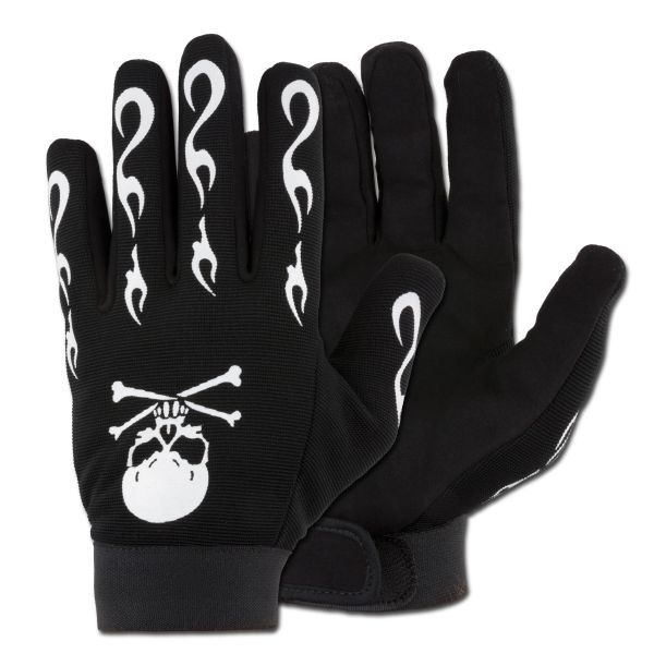 Handschuhe Neopren Skull schwarz
