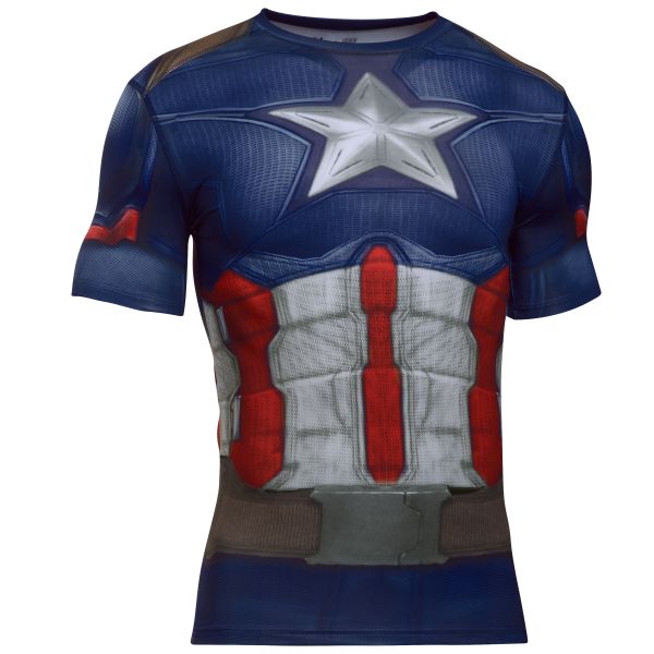 Under Armour Shirt Captain America Suit